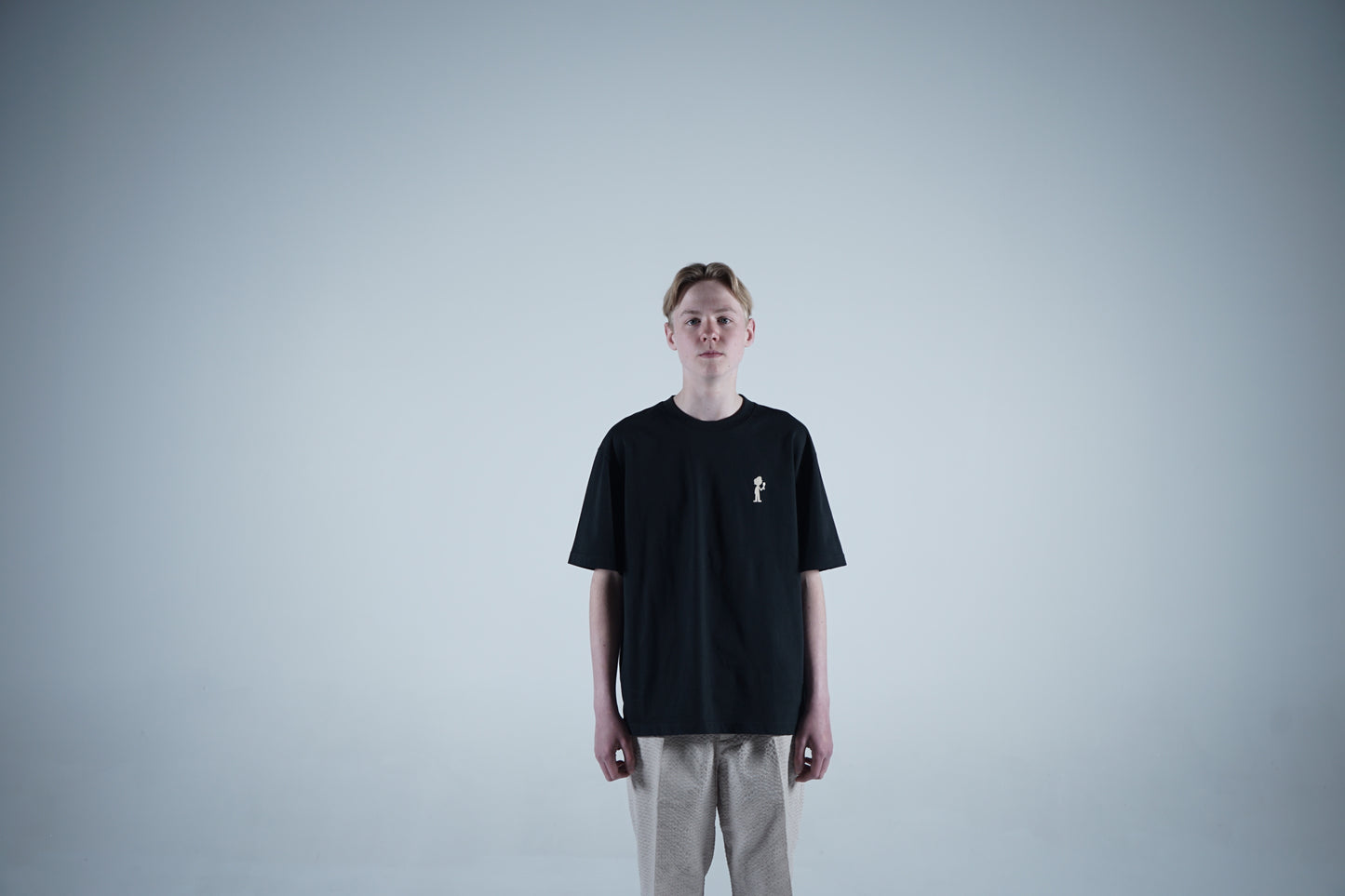 "Little Waves" Navy Tee