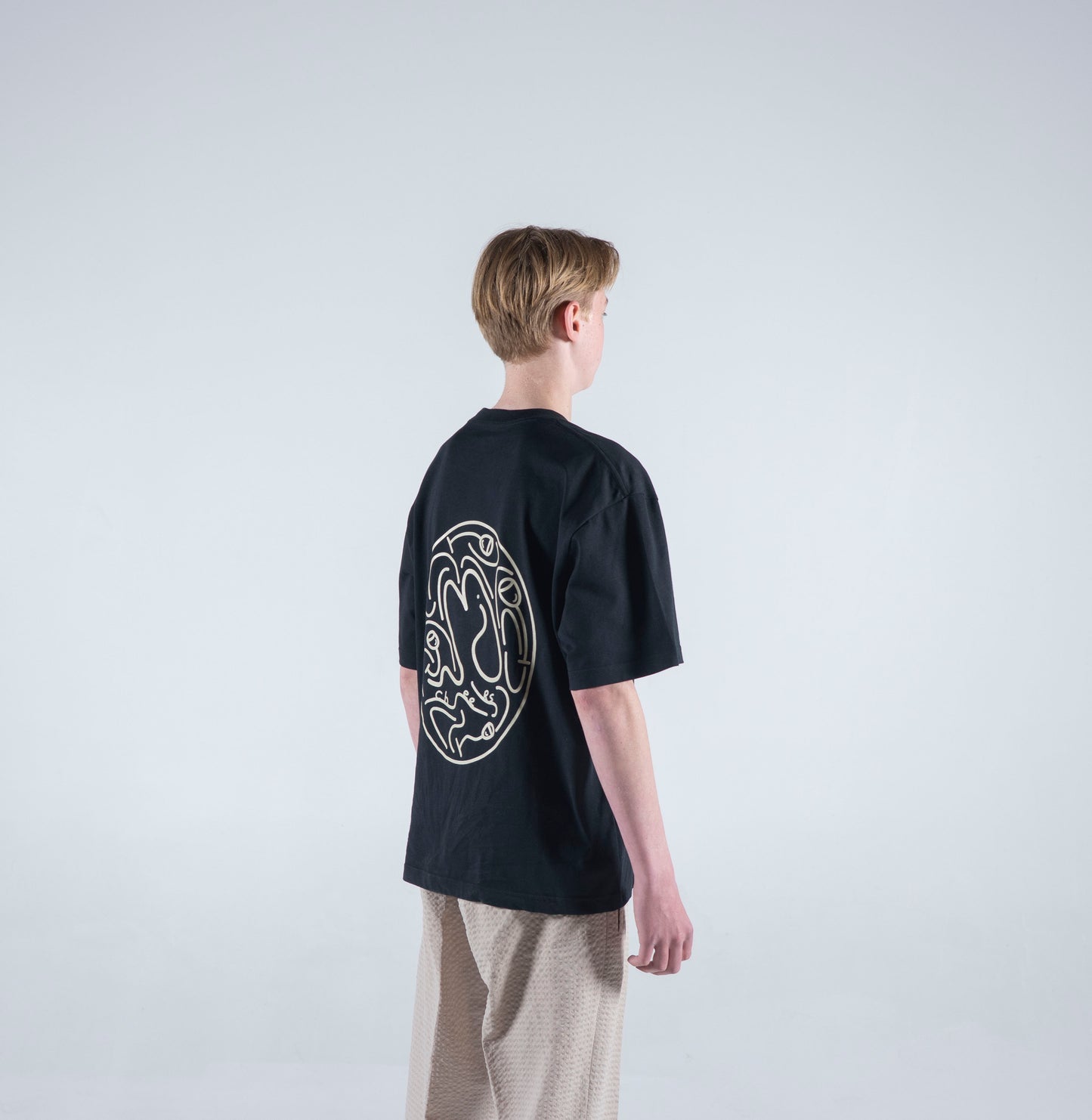 "Sip & Smile" Black Tee