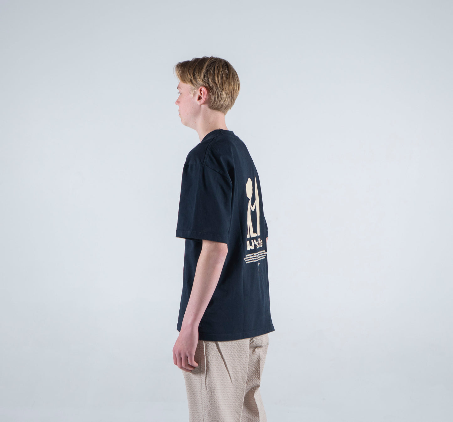 "Little Waves" Navy Tee