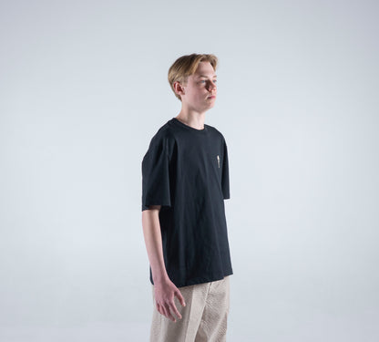 "Sip & Smile" Black Tee