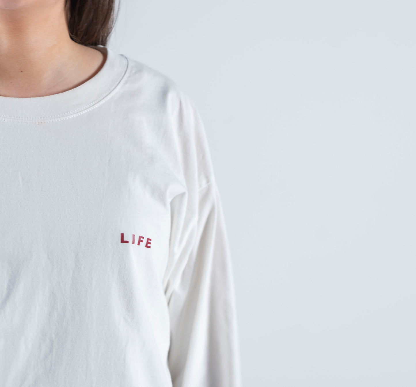 "Flames & Friends" White Longsleeve