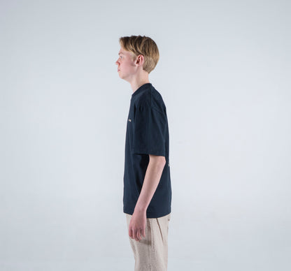 "Little Waves" Navy Tee