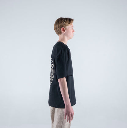 "Sip & Smile" Black Tee